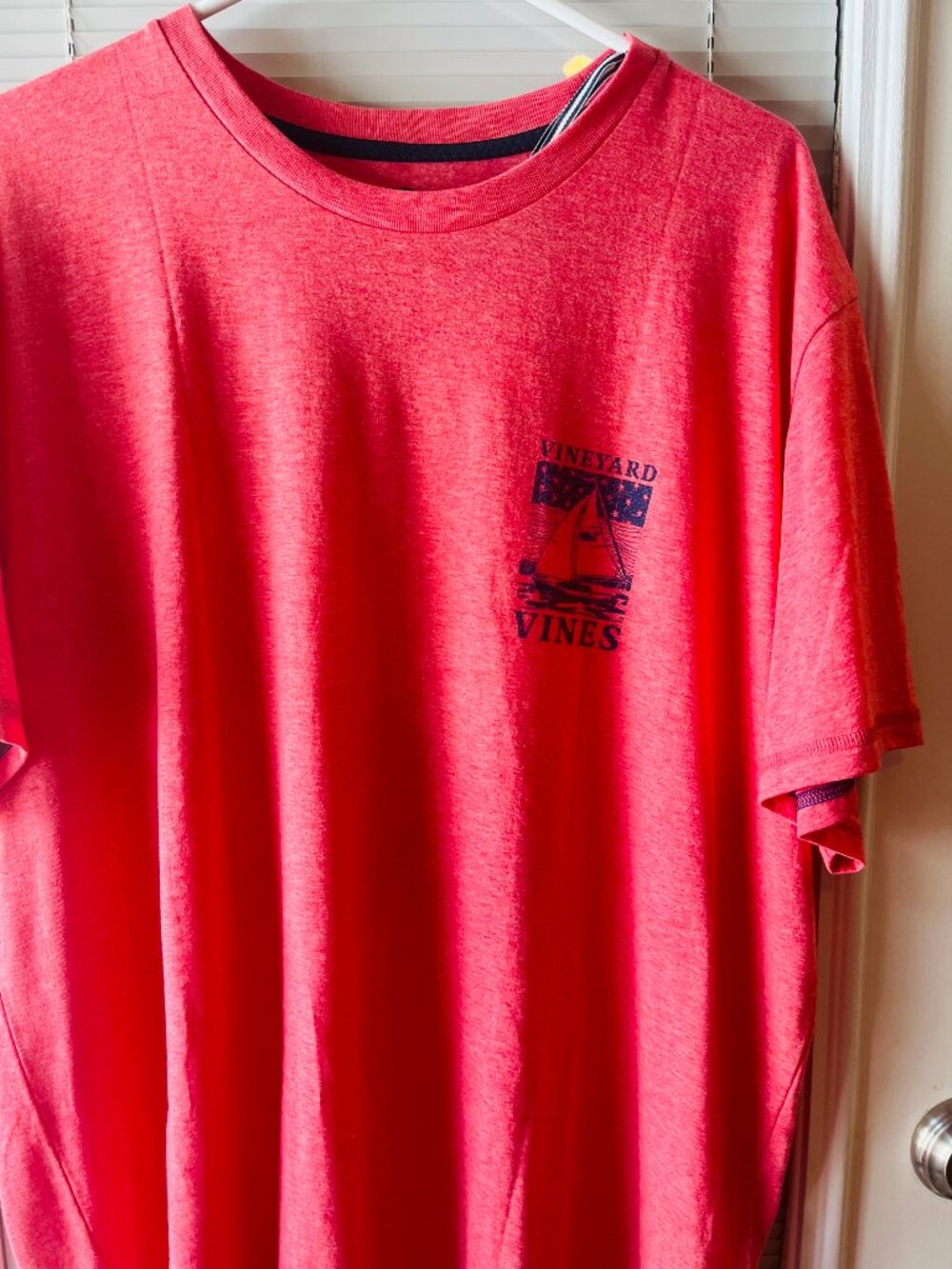 Vineyard Vines Men’s Dunes Tee Heathered Red XXL NWT